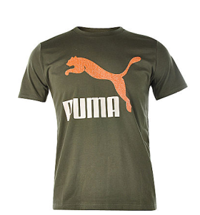 Puma 男式 休闲生活系列 专属logo纯棉舒适短袖T恤 59元
