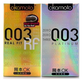 okamoto 冈本 003黄金超薄10片   003白金超薄10片 129元(有赠品,满