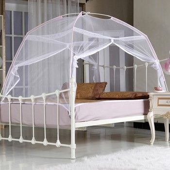 红瑞 两开门蒙古包 双人蚊帐1.5米床 白色 49元包邮